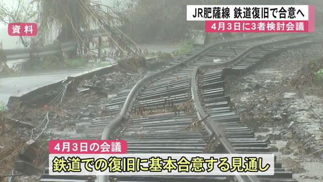 ＪＲ肥薩線４月３日に検討会議　鉄道での復旧基本...