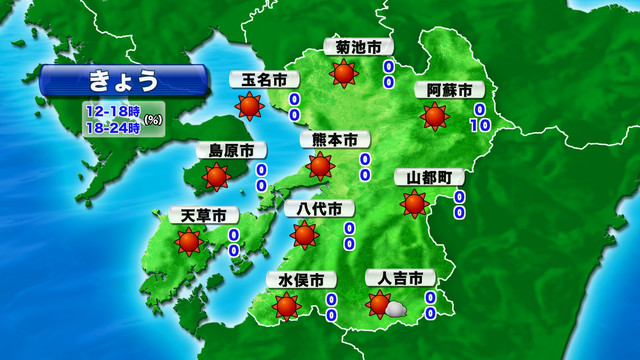 熊本の天気 Tku テレビ熊本